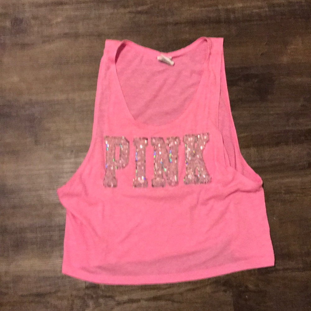 Pink tank top